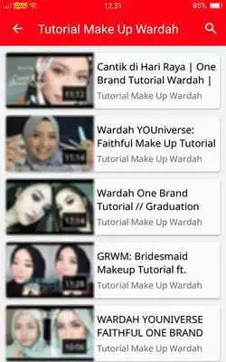 Play Tutorial Make up Wardah