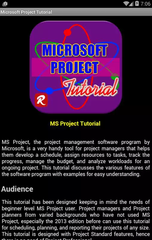 Play Tutorial Microsoft Project