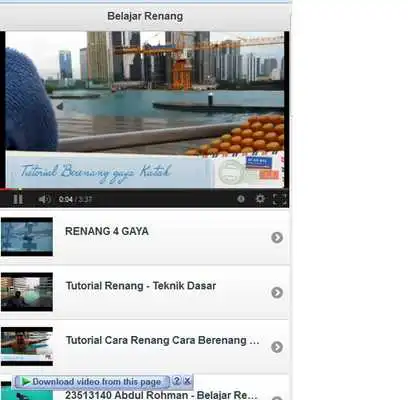 Play Tutorial Renang