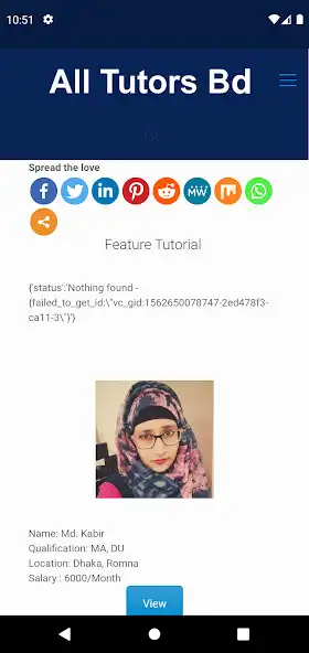 Play Tutors BD as an online game Tutors BD with UptoPlay