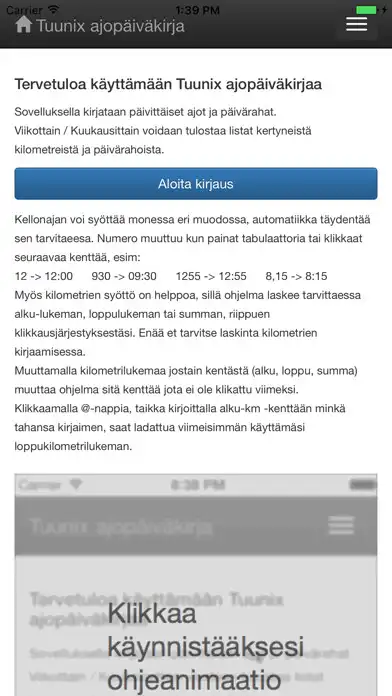 Play Tuunix ajopäiväkirja  and enjoy Tuunix ajopäiväkirja with UptoPlay