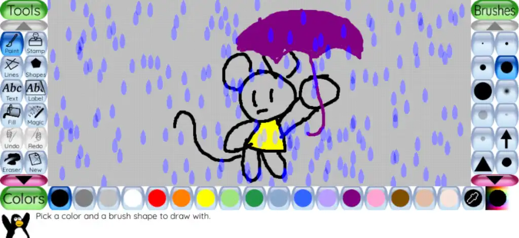 Play Tux Paint  and enjoy Tux Paint with UptoPlay Play Tux Paint  and enjoy Tux Paint with UptoPlay