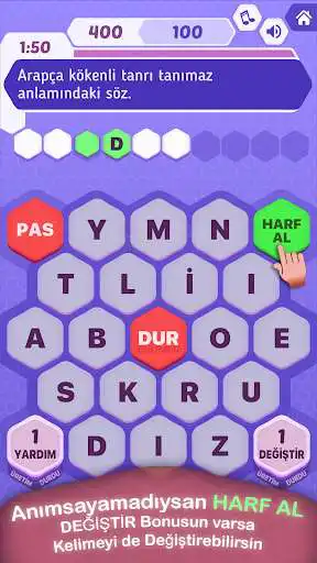 Play TV2 Kelime Bul Oyunu as an online game TV2 Kelime Bul Oyunu with UptoPlay