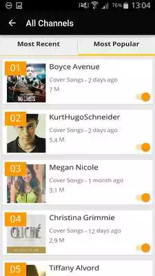 Play TVA: Cover Songs on YouTube