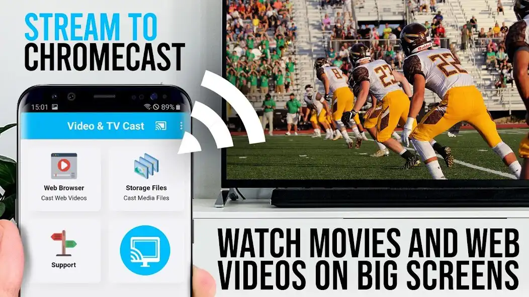 Play TV Cast Pro for Chromecast  and enjoy TV Cast Pro for Chromecast with UptoPlay
