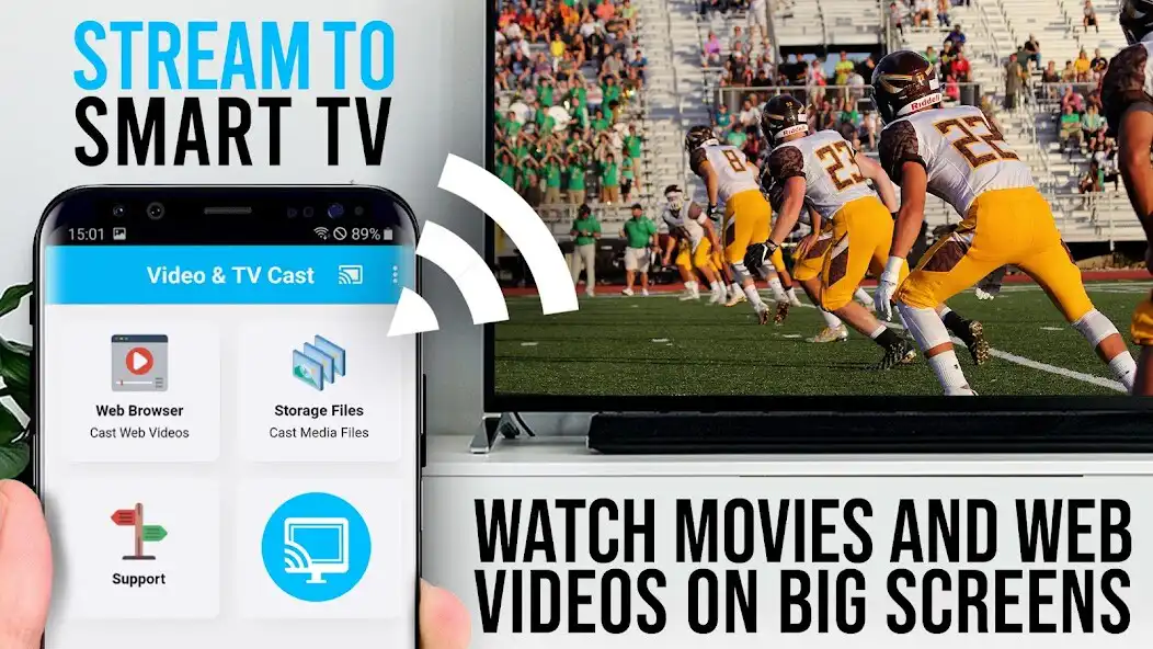 Play TV Cast Pro for DLNA Smart TV  and enjoy TV Cast Pro for DLNA Smart TV with UptoPlay