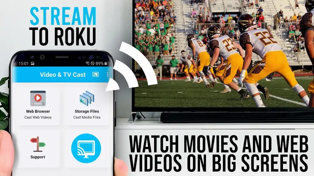 Play TV Cast Pro for Roku  and enjoy TV Cast Pro for Roku with UptoPlay