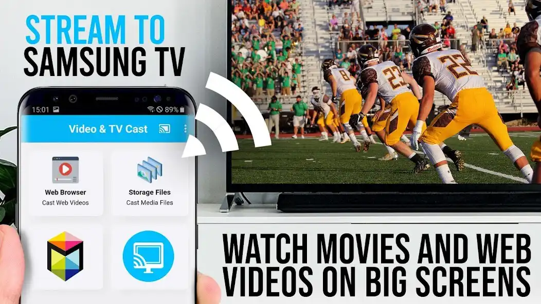 Play TV Cast Pro for Samsung TV  and enjoy TV Cast Pro for Samsung TV with UptoPlay