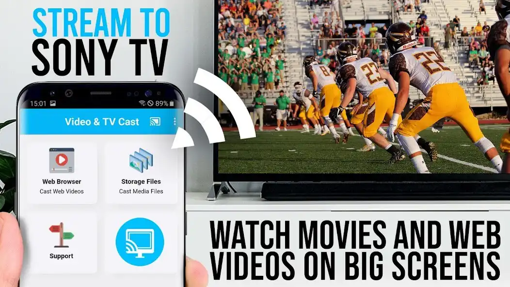 Play TV Cast Pro for Sony TV  and enjoy TV Cast Pro for Sony TV with UptoPlay