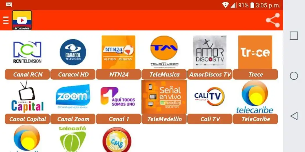 Play TV Colombia en Vivo! as an online game TV Colombia en Vivo! with UptoPlay