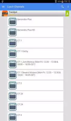 Play TV Czech Republic Channel Data