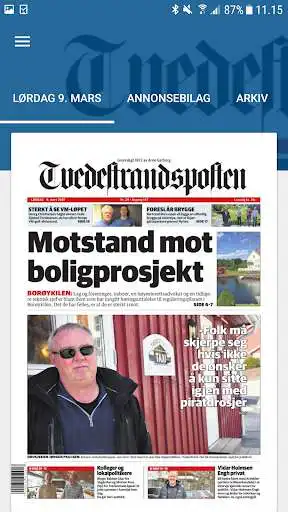 Play Tvedestrandsposten eAvis  and enjoy Tvedestrandsposten eAvis with UptoPlay