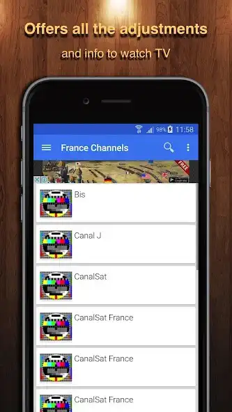 Play TV France Channel Data  and enjoy TV France Channel Data with UptoPlay