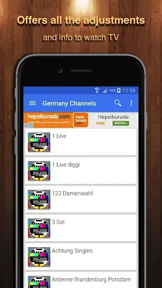 Play TV Germany Channel Data  and enjoy TV Germany Channel Data with UptoPlay