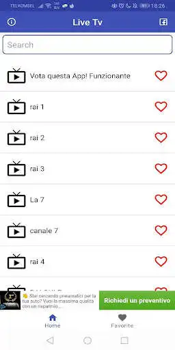 Play tv italiane  and enjoy tv italiane with UptoPlay