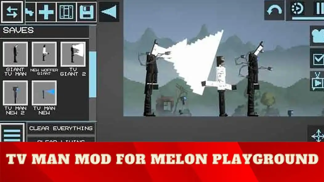 Play TVMan Mod Melon Playground  and enjoy TVMan Mod Melon Playground with UptoPlay