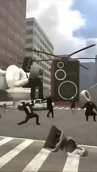 Play TVMan Skibidi Monster Toilet as an online game TVMan Skibidi Monster Toilet with UptoPlay