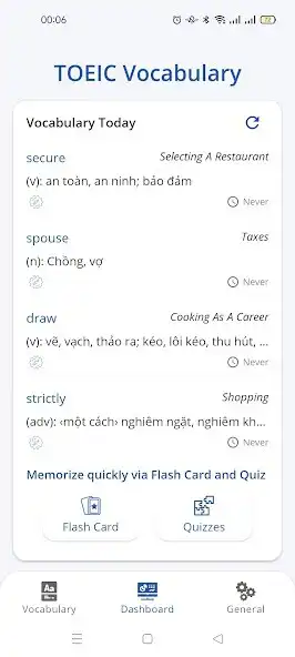 Play Từ vựng TOEIC  and enjoy Từ vựng TOEIC with UptoPlay