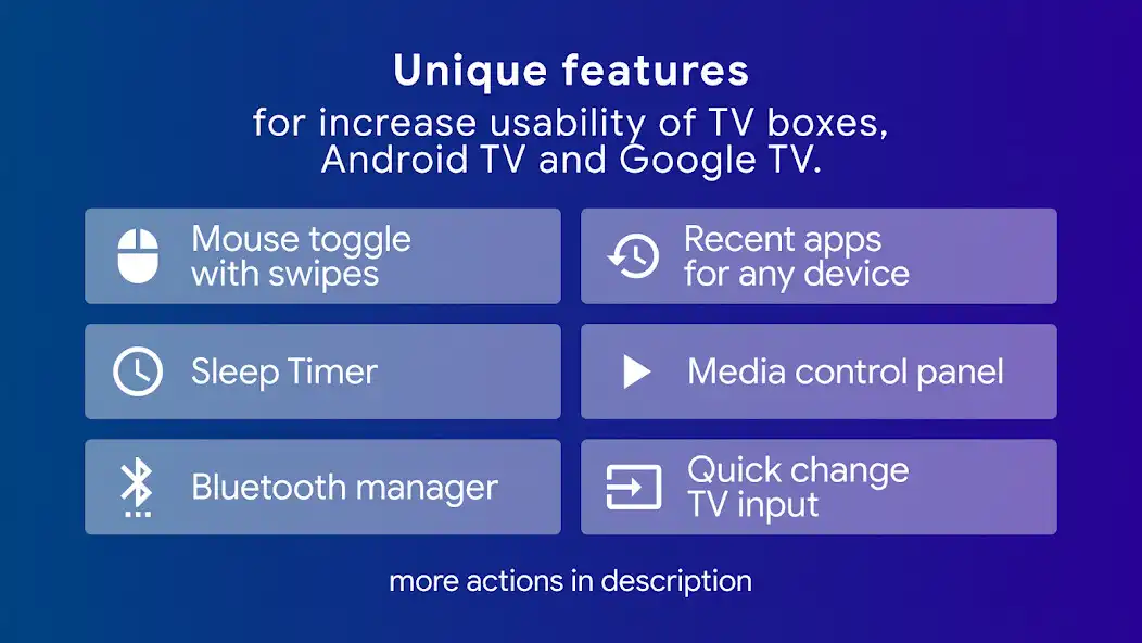 Play tvQuickActions - mapper for TV  and enjoy tvQuickActions - mapper for TV with UptoPlay