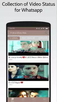 Play TV Serial Status Video