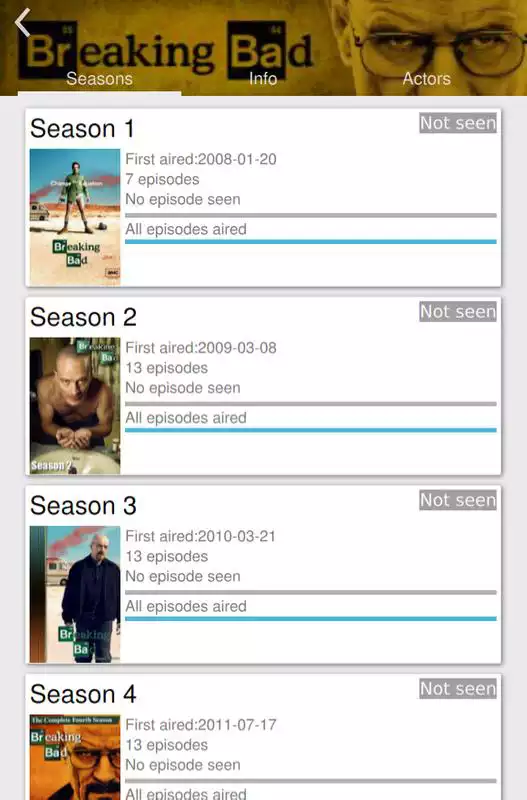 Play Tv Series Organizer
