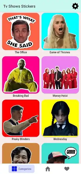 Play Tv Show Memes - WAStickers as an online game Tv Show Memes - WAStickers with UptoPlay