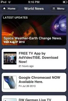 Play TV Shows-Movies Video Channels