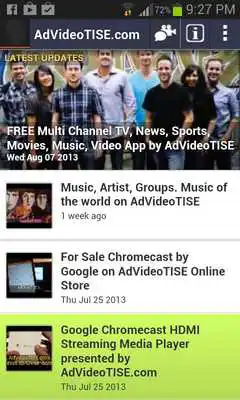 Play TV Shows-Movies Video Channels