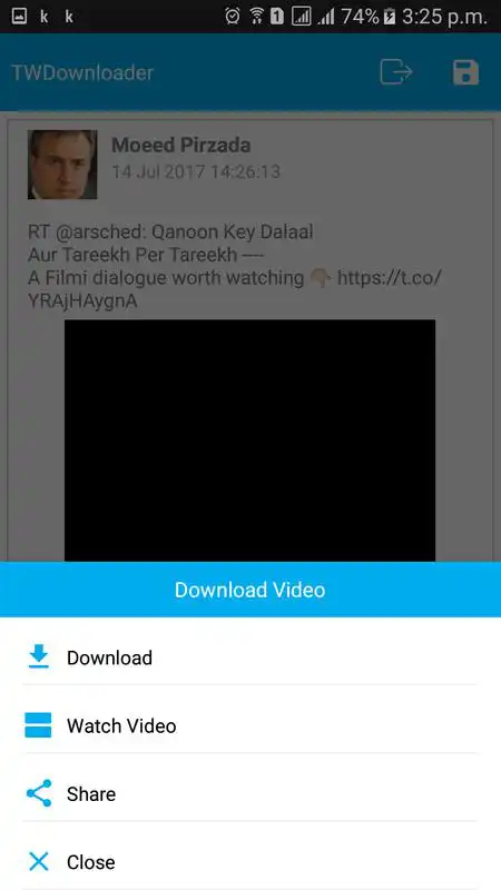 Play TWDownloader Twitter