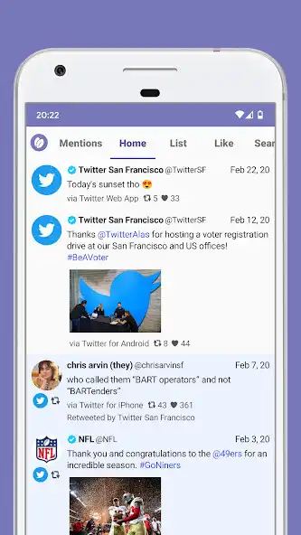 Play TweetMate for Twitter as an online game TweetMate for Twitter with UptoPlay