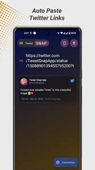 Play Tweet Snap: Make Tweet Awesome  and enjoy Tweet Snap: Make Tweet Awesome with UptoPlay
