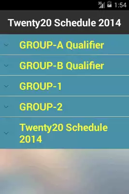 Play Twenty20 Schedule 2014