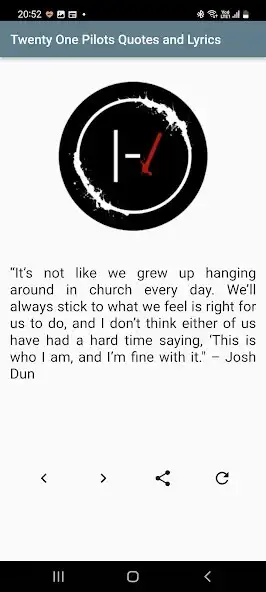 Play Twenty One Pilots Quotes  and enjoy Twenty One Pilots Quotes with UptoPlay