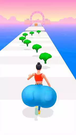 Twerk Race 3D খেলুন - একটি অনলাইন গেম হিসাবে Twerk Race 3D - UptoPlay এর সাথে রানিং গেম