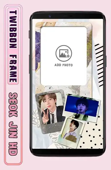 Play Twibbon Frame BTS Jin HD as an online game Twibbon Frame BTS Jin HD with UptoPlay