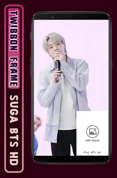 Play Twibbon Frame BTS Suga HD as an online game Twibbon Frame BTS Suga HD with UptoPlay