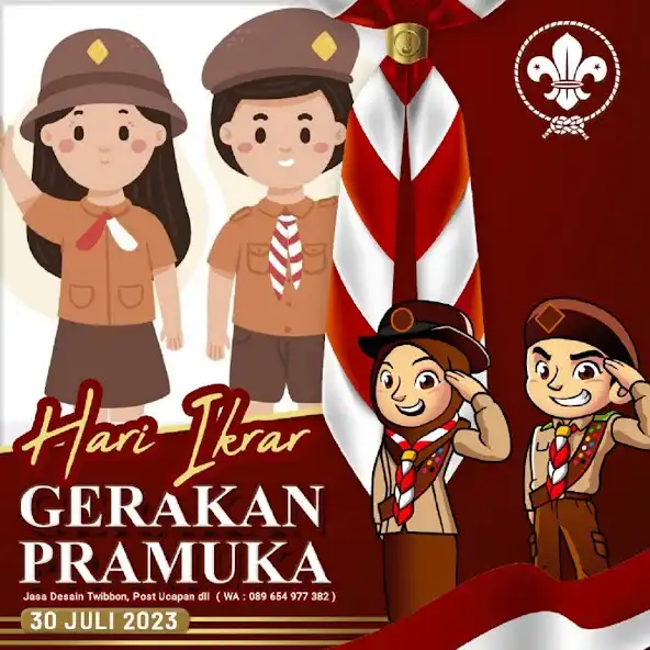 Play Twibbon Hari Pramuka 2023  and enjoy Twibbon Hari Pramuka 2023 with UptoPlay