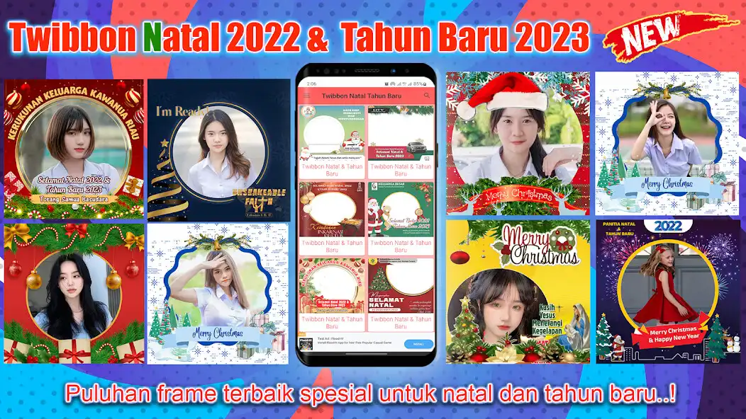Play Twibbon Natal dan Tahun Baru  and enjoy Twibbon Natal dan Tahun Baru with UptoPlay