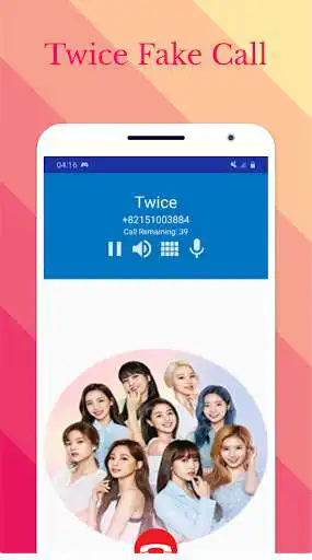 Play Twice Call You! Fake Video Call as an online game Twice Call You! Fake Video Call with UptoPlay