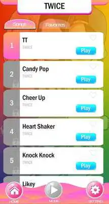 Play TWICE Chibi Piano Tiles