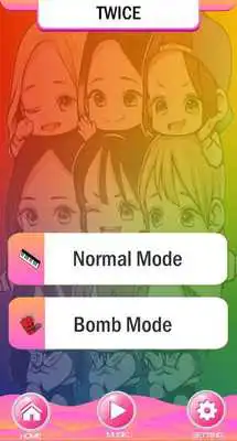 Play TWICE Chibi Piano Tiles