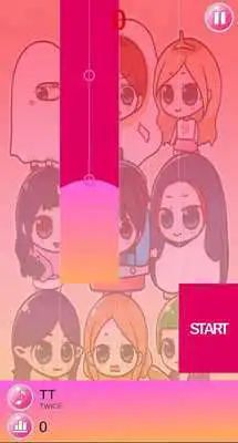Play TWICE Chibi Piano Tiles