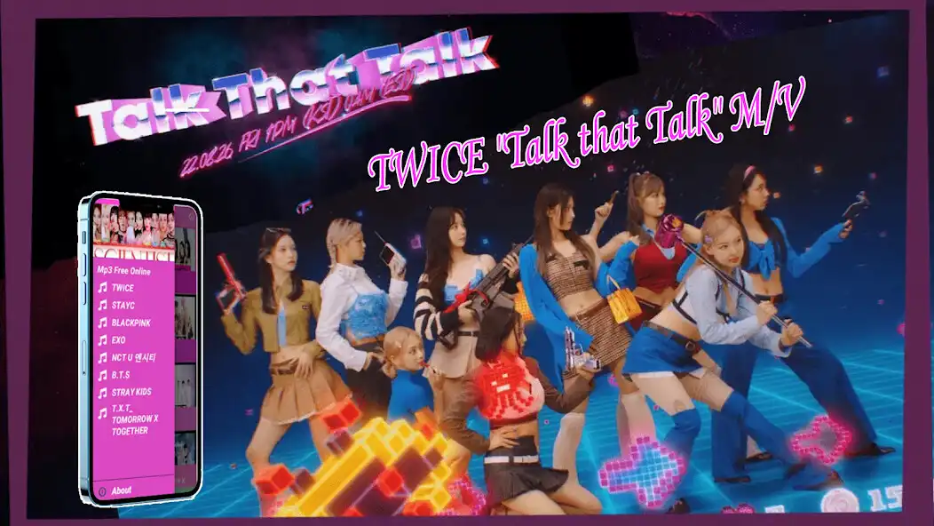Play TWICE Talk that Talk  and enjoy TWICE Talk that Talk with UptoPlay