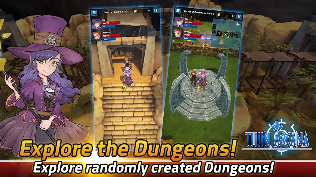 Play Twin Arcana - Roguelike, Rogue  and enjoy Twin Arcana - Roguelike, Rogue with UptoPlay