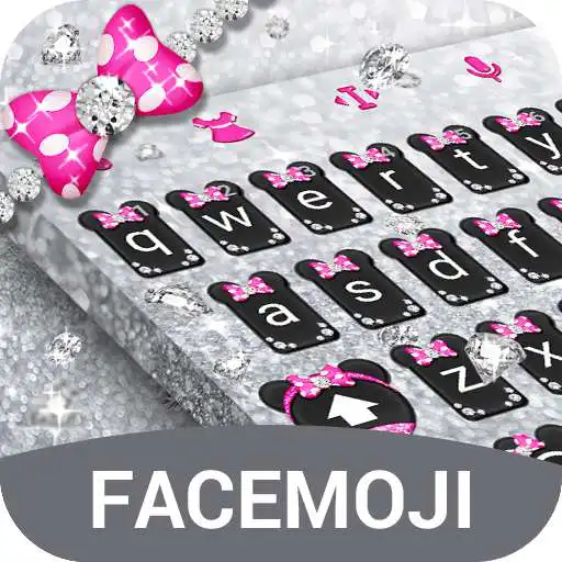 Free play online Twinkle Minnie Bowtie Keyboard Theme for WhatsApp  APK