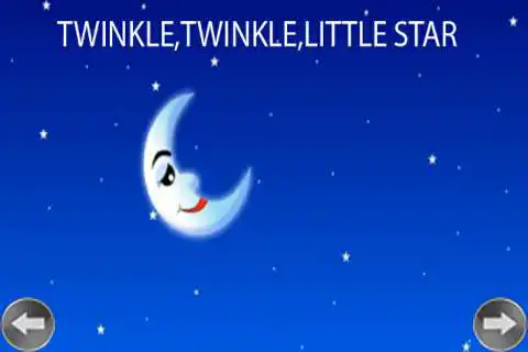Play Twinkle Twinkle Little Stars Kids Nursery Rhyme as an online game Twinkle Twinkle Little Stars Kids Nursery Rhyme with UptoPlay