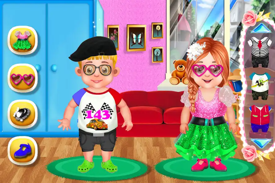 Play Twins Baby Daycare Dress Up  and enjoy Twins Baby Daycare Dress Up with UptoPlay