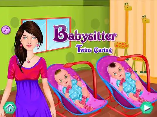 Play Twins Caring - Baby Games
