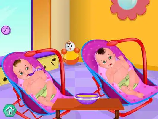 Play Twins Caring - Baby Games