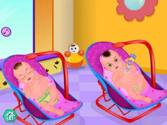 Play Twins Caring - Baby Games